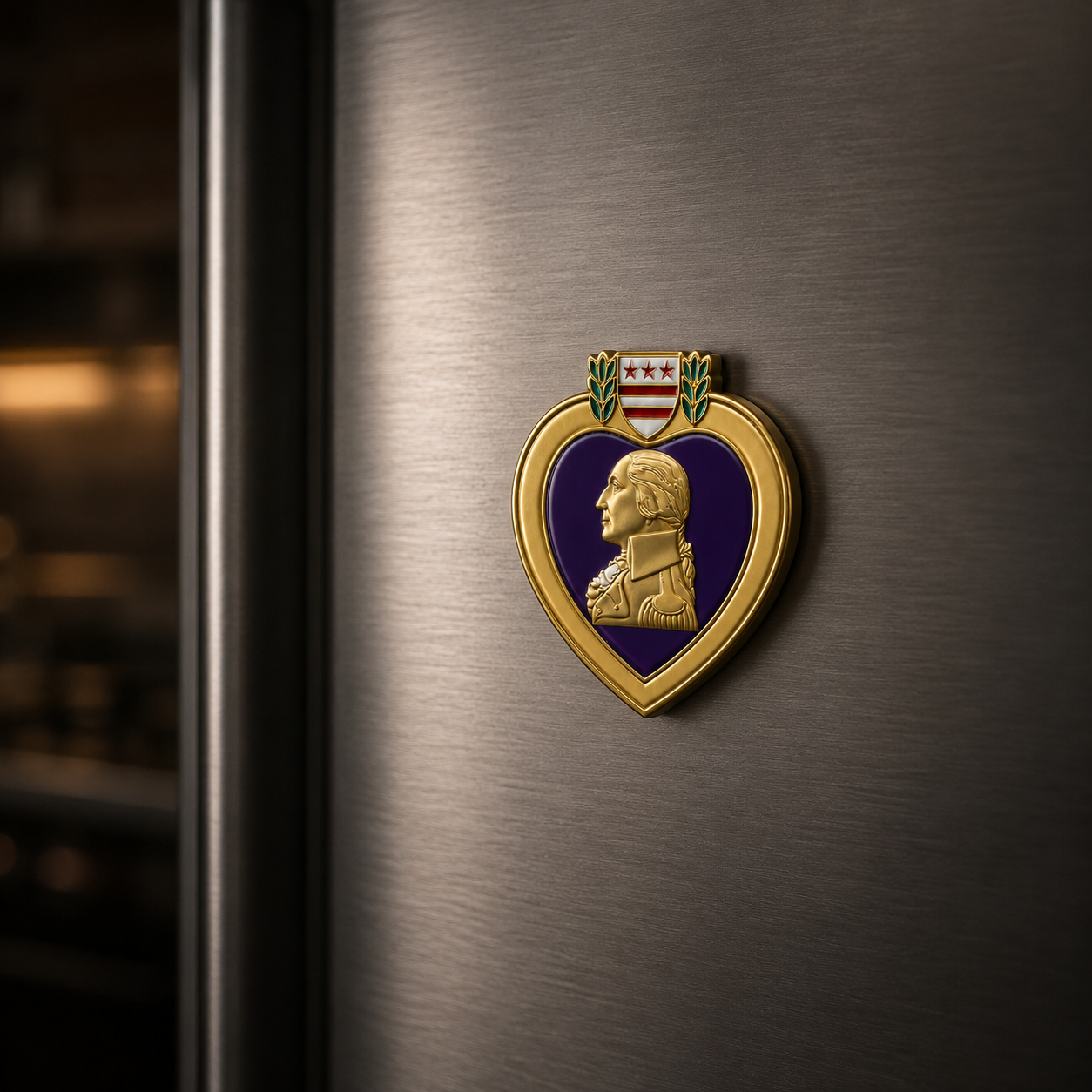 Purple Heart Tribute Magnet — Allied Valor Series
